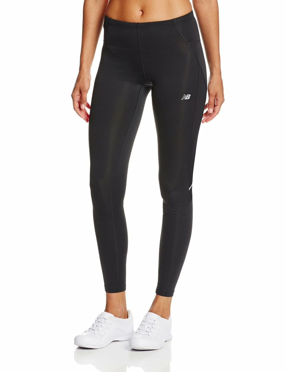 New Balance Accelerate Tights Trousers Black Size Large LN021 AA