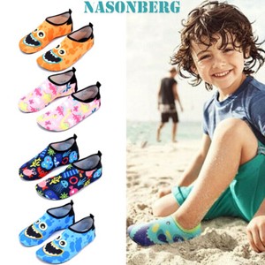 Toddler Kids Water Shoes Aqua Socks Diving Socks Pool Beach Swim Slip On Surf UK