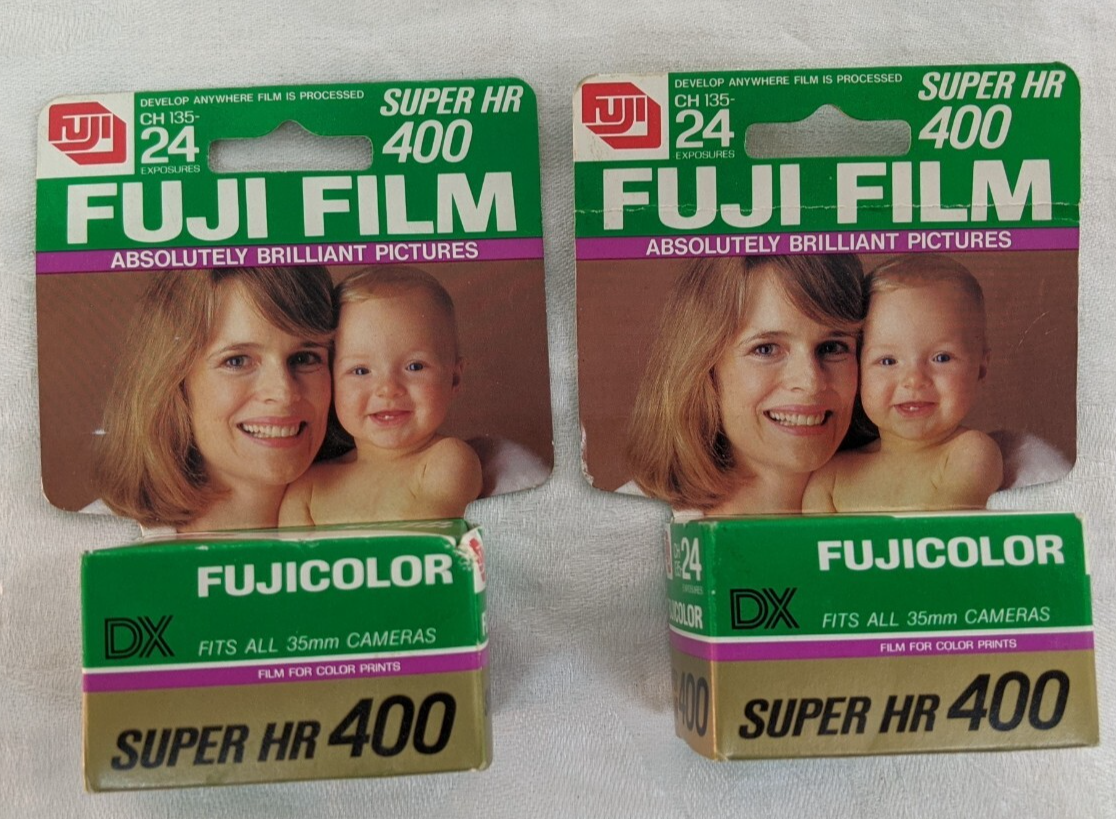 Fujifilm Fujicolor Super HR400 Film Color Print 1989 Lot of 2 TF
