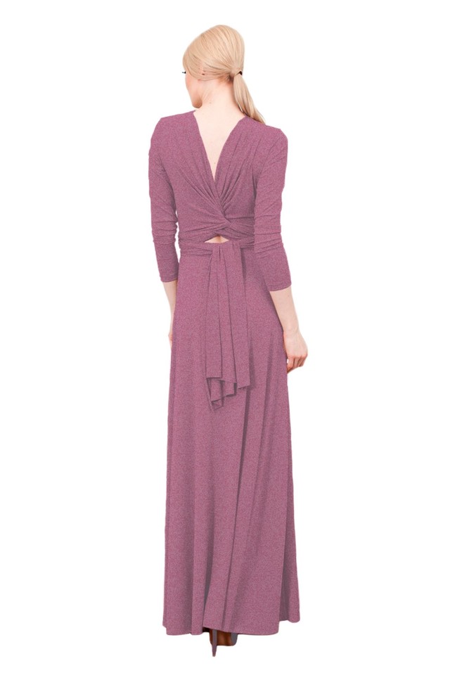 VON VONNI Womens Tropic Magenta Victoria Short Long Sleeve Transformer Dress NWT VON VONNI Womens Tropic Magenta Victoria Short Long Sleeve Transformer Dress NWT