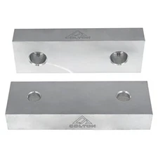 Colton 51310 | 6" x 3/4" Standard Pair Aluminum Soft Jaw Replacement Vise Jaws