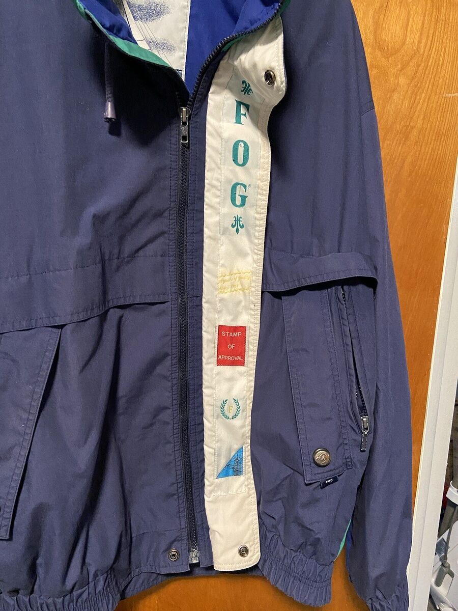 Mens LONDON FOG Jacket Long Sleeve Lightweight Pockets Blue Mens LONDON FOG Jacket Long Sleeve Lightweight Pockets Blue