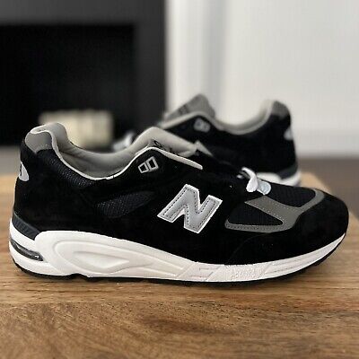 Size 12 - New Balance 990v2 Made In USA - Black - (M990BL2 Size 12 - New Balance 990v2 Made In USA - Black - (M990BL2