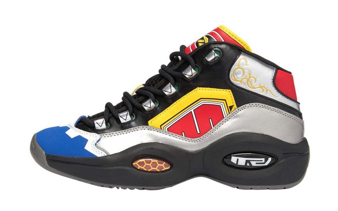 Reebok Question Mid Power Rangers Megazord Size 5 New W/Box  display picture 1