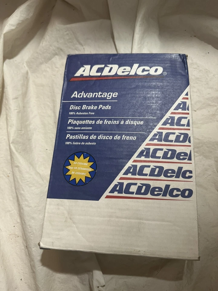 14D883CHF1 AC Delco 刹车片套装 2 轮套装后适用于雪佛兰 Olds GMC Trav GDD — 第 2/4 张图片