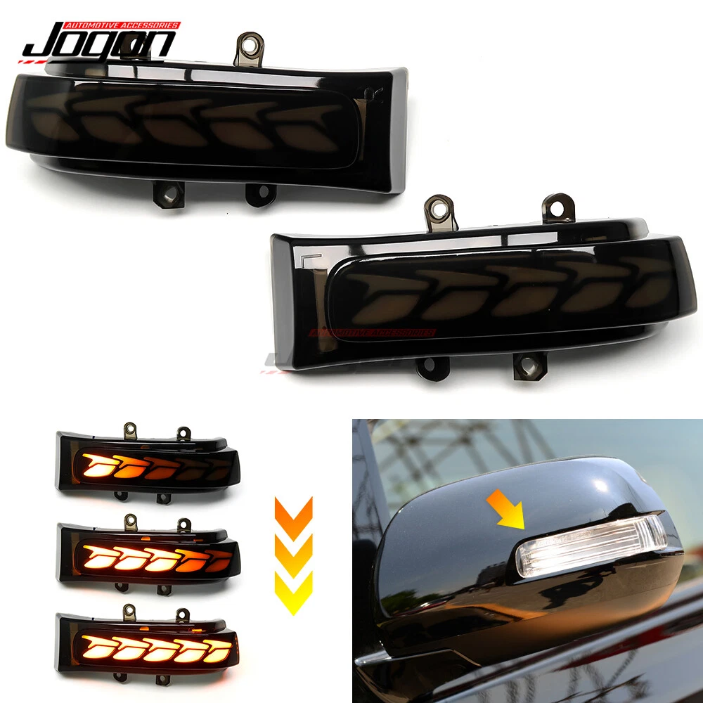 LED Dynamic Side Rear Mirror Signal Indicator Light For Toyota Tacoma 2012-2015