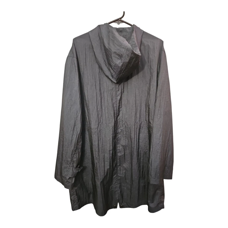 Chaqueta ligera Jean Paul Gaultier talla 48 vintage gris oscuro longitud trinchera Foto 2 de 4