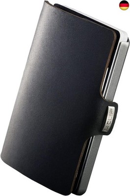 I-CLIP Original Slim Wallet Leder Geldbörse - Premium Portemonnaie - Kartenetui