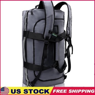 Water Resistant Gym Duffle Bag Multi Functional Sports Backpack Travel New