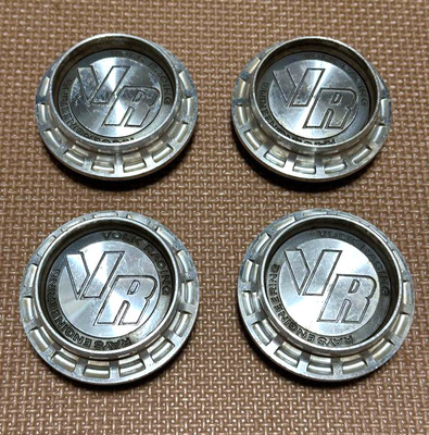 Rare JDM Genuine RAYS VOLK RACING Formula Wheel Center Caps Set of 4