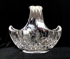 Waterford Crystal Lismore Basket VTG 7"