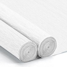 Crepe Paper Streamers 2 Rolls, 10 x 98Inch Crepe Paper Sheets