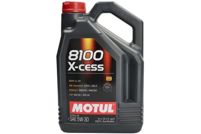MOTUL 8100 X-CESS 5W-30 5 Liter Motoröl Öl Vollsynthetisch Motorenöl