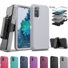 For Samsung Galaxy S23/S21/S20 FE 5G Heavy Duty Rugged Case Cover / Belt Clip