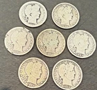 Barber Half Dollar Lot (7) 1894 O, 1899, 1902 O, 1907 S, 1907 S, 1909 O, 1912