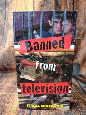 Banned From Television (It Will Shock You) VHS 1998 Fall Line Entertainment, INC