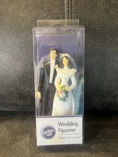Vtg Wilton Wedding Cake Topper 4.5 Inch Bride Groom Figurine 2007