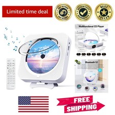 Multi-Functional Portable CD Player - Bluetooth Boombox with Remote Control