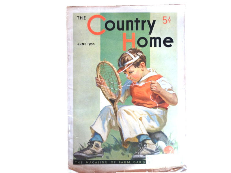 The Country Home – June 1933 – Tennis, Anyone? 