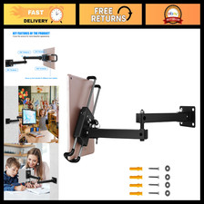 Adjustable Tablet Wall Mount Bracket for 7-13" Tablets Anti-Theft Holder for E