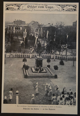 25. Picture document address of Emperor Wilhelm II to the regiment 1904