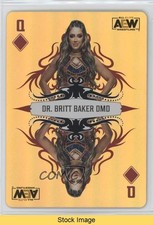 2023 AEW All Elite Wrestling Gold Dr Queen of Diamonds Britt Baker READ 10sy