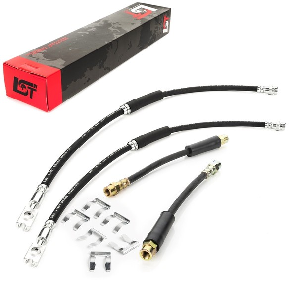 4X Bremsschlauch Vorderachse Hinterachse + Schlauchklemme FüR Audi A3 8P-image