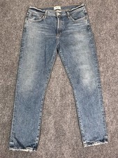 AGOLDE Mens Mid Rise Denim Blue Straight Leg Jeans Size 30 Made in USA