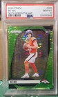 2024 Prizm Bo Nix RC Neon Green Pulsar #309 Broncos PSA 10