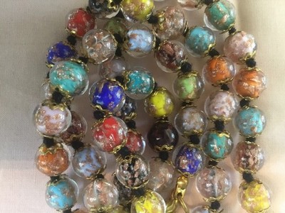 Stauer NIB Murano Prisma Spectrum Rainbow Glass Necklace and Bracelet Set 34708