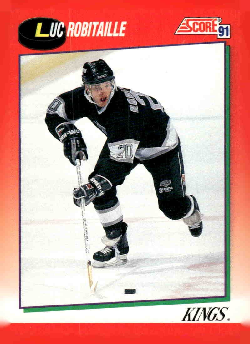 1991-92 Score Canadian Bilingual #3 Luc Robitaille