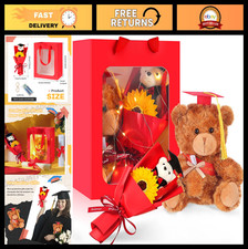 Graduation Bear Gift Set - Class of 2026 Stuffed Animal with Cap, Gown  Card