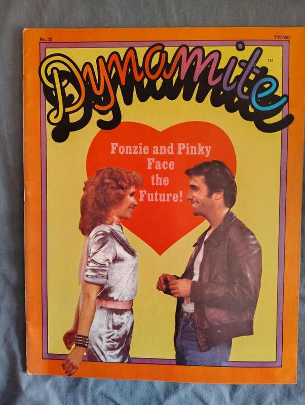 Dynamite magazine Fonzie and Pinky Face the Future No.32