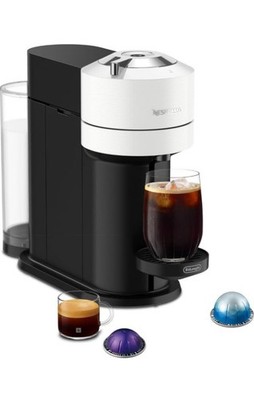 Nespresso Vertuo Next Capsule Coffee Machine, Black/White, w/ Capsule Pack