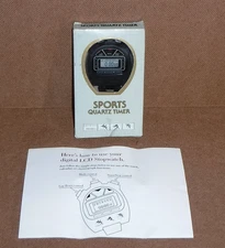Vintage Sports Quartz Timer Digital LCD Stopwatch
