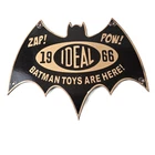 Vintage Batman Toys Sign - Batman Robin Ideal 1966 Comic Porcelain Gas Pump Sign