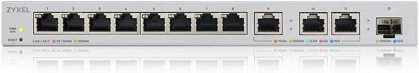 Zyxel XGS1250-12 12-Port 10G Smart Managed Switch | 8xGE 3x10GE 1xSFP+ | L2 - Image 3 of 4