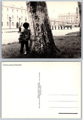 Arlette KOTCHOUNIAN Paris Child Tree Soldiers Marching Real Photo Postcard
