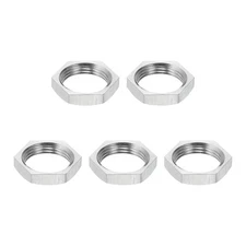 M14x1x4mm Steel Hex Nuts, 5Pcs Metal Screw Nuts Fasteners, 17mm Width