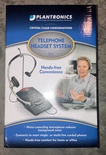 BRAND NEW SEALED Plantronics S11 Black/Gray Headband Headsets