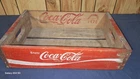 VINTAGE 1970 COCA-COLA WOOD SODA BOTTLE CRATE CHATTANOOGA TN WOODEN CARRIER CASE