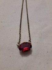 Necklace Red Stone