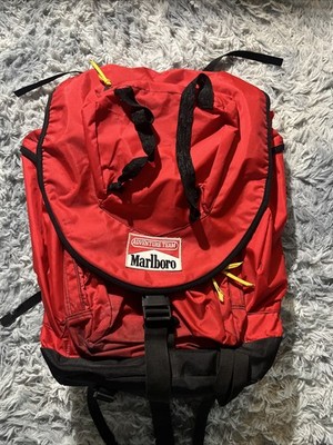 Vintage 90s Marlboro Adventure Team Large Rucksack Hiking Backpack Camping