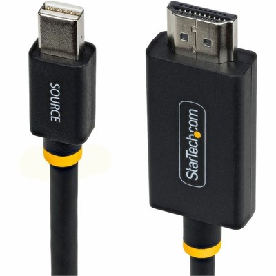 StarTech 6ft 1.8m Mini DisplayPort to HDMI Adapter Cable 4K 60Hz with HBR3/HDCP