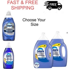 Dawn Platinum Dishwashing Liquid, Fresh Rain Scent, ( Select Your Size )