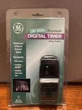 GE Light Sensing Programmable Timer Indoor Outdoor Dusk to Dawn