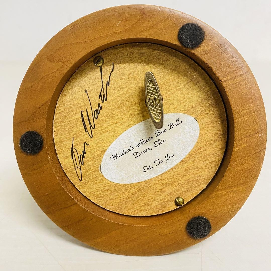 Warther's Music Box Bells オルゴール Warther's Solid Cherry Music Box Bells With Cherry Handles