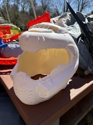 3D printed Doom Slayer helmet (RAW PRINT)