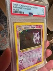 Sabrina's Gengar #14 w swirl - PSA 5 - Pokemon TCG Gym Heroes
