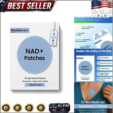 NAD Patches for Energy Management Vitality - 30 Patches, Unflavored